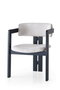 Hanah Home Silla CO-045 Crema y Negro